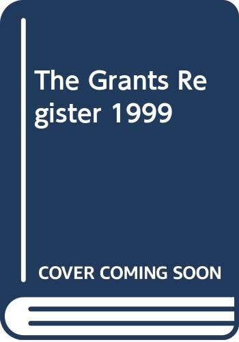 The Grants Register, 1999