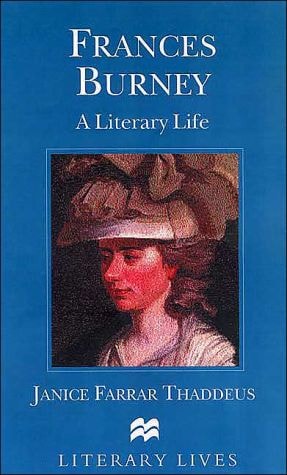 Frances Burney A Literary Life