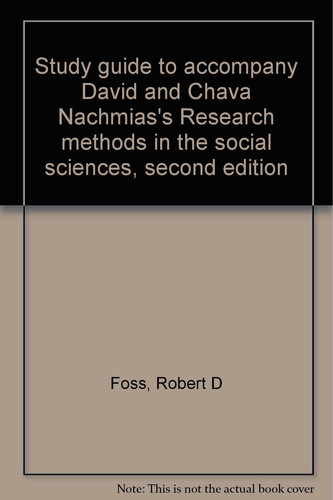 Research Methods in the Social Sciences Study guide ...