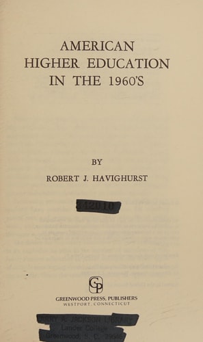 American Higher Education in the 1960's