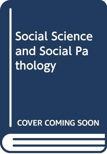 Social Science and Social Pathology