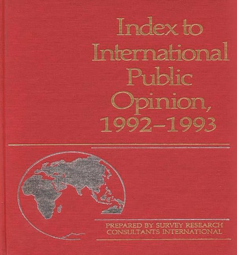 Index to International Public Opinion, 1992-1993