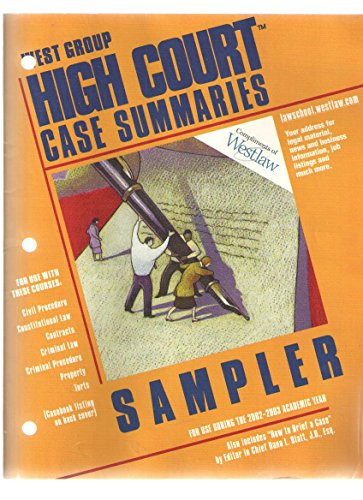 West Group High Court Case Summaries