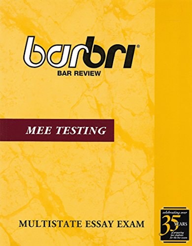 Barbri Bar Review MEE testing