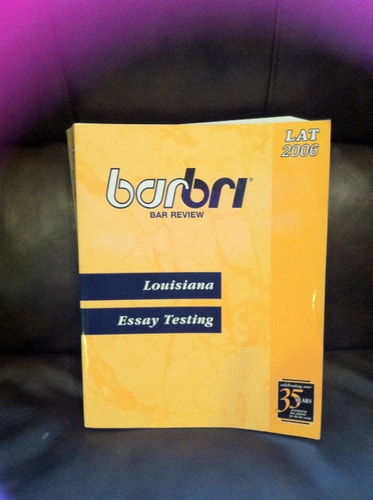 Barbri Bar Review Louisiana Essay Testing