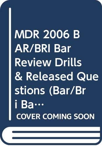 Drills and Released Questions Multistate Testing