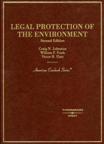 Legal Protection of the Environment