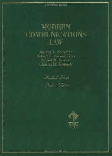 Hornbook on Modern Communication Law