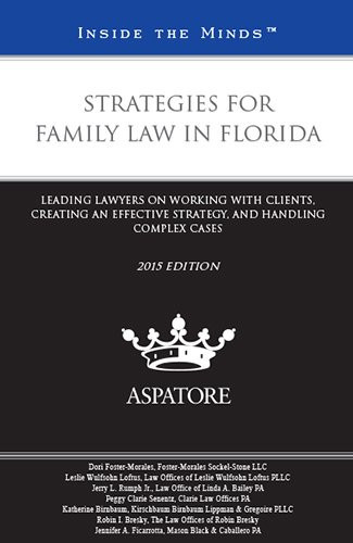 Strategies for Family Law in Florida Leading Lawyers on Working with Clients, Creating an Effective Strategy, and Handling Complex Cases (Inside the Minds)