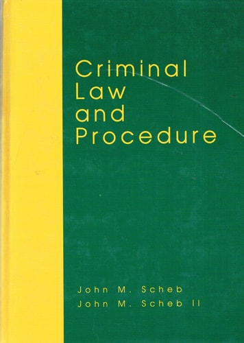Criminal Law and Procedure