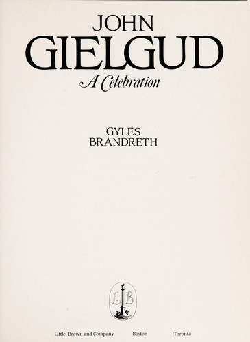 John Gielgud: A Celebration
