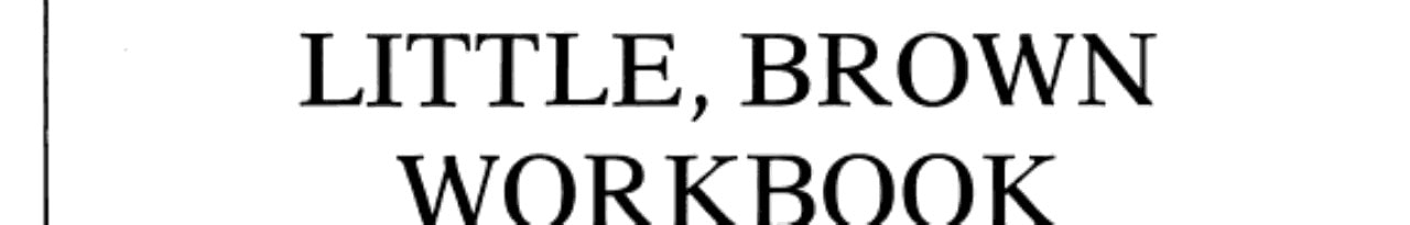 The Little, Brown Workbook