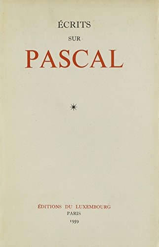 Ecrits Sur Pascal
