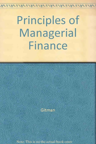 Principles of Managerial Finance