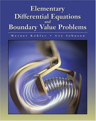Elementary Differential Equations with Boundary Value Problems