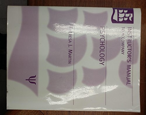 Psychology A Multicultural Perspective Instructor's Manual