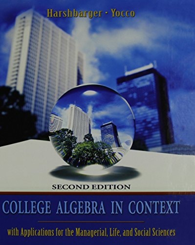 College Algebra in Context Plus MyMathLab Student Starter Kit