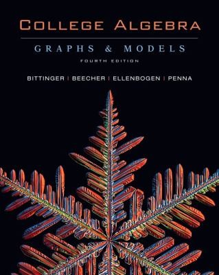 College Algebra Graphs Models