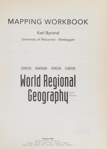 Mapping Workbook for World Regional Geography