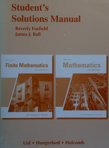 Finite Mathematics and Mathematics with Applications