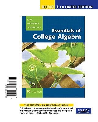 Essentials of College Algebra