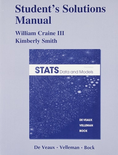 Student Solutions Manual for Stats Data and Models