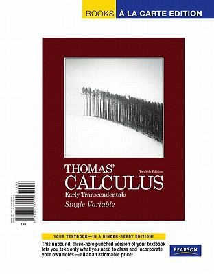Thomas' Calculus Early Transcendentals