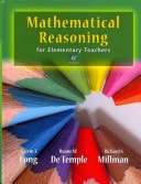 Mathematical Reasoning for Elementary School Teachers with MyMathLab/MyStatLab and Activities