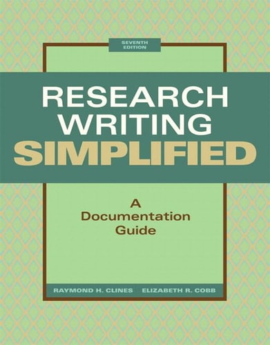 Research Writiing Simplified A Documentation Guide