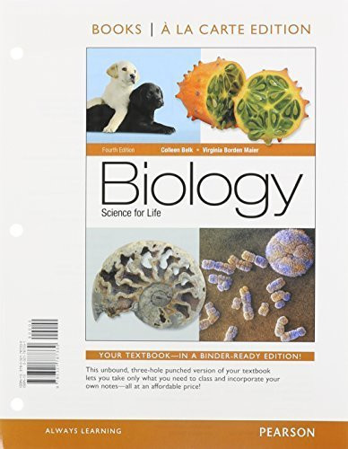 Biology: Science for Life with Physiology, Books a la Carte Edition & Modified Masteringbiology with Pearson Etext -- Valuepack Access Card -- For Biology: Science for Life with Physiology Package