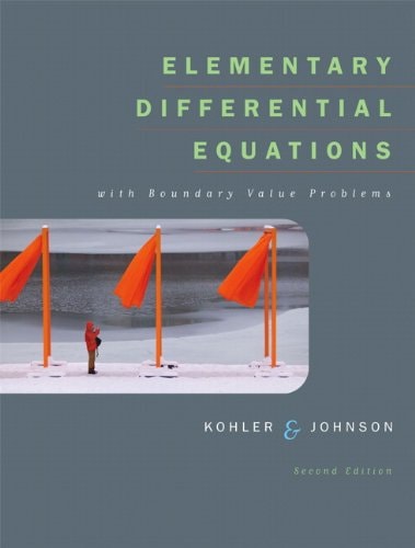 Elementary Differential Equations with Boundary Value Problems (2-downloads) (Kohler/Johnson)