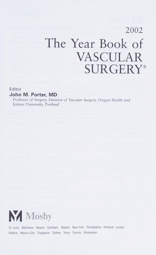 2002 Yearbook of Vascular Surgery