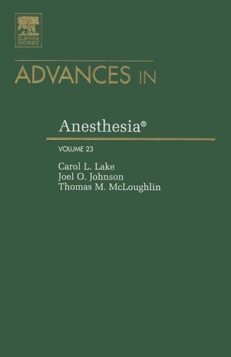 Advances in Anesthesia