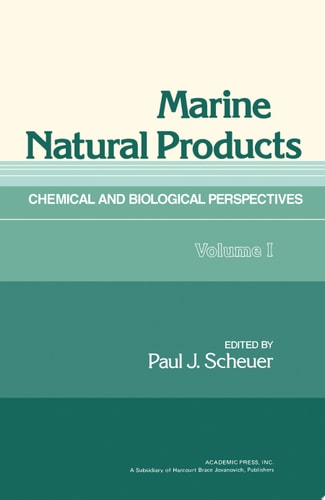 Marine Natural Products V1 Chemical And Biological Perspectives