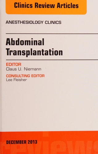 Transplantation, an Issue of Anesthesiology Clinics