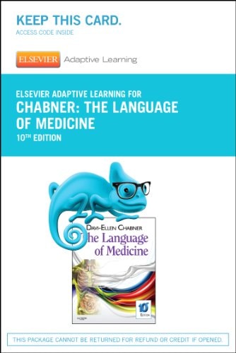 Elsevier Adaptive Learning for the Language of Medicine Access Card