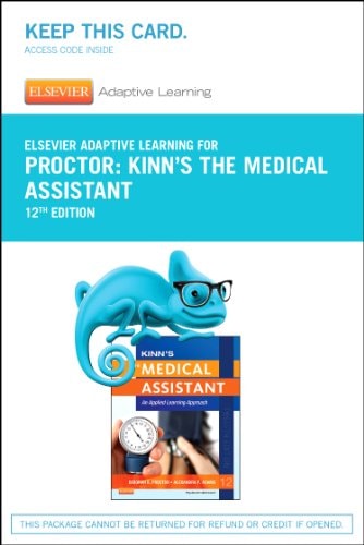 Elsevier Adaptive Learning for Kinn's the Medical Assistant Access Card