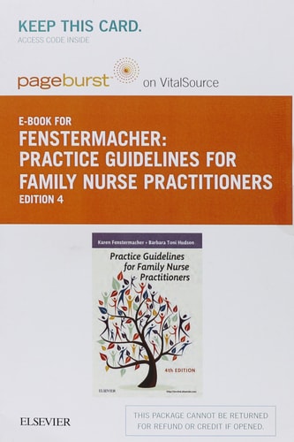 Practice Guidelines for Family Nurse Practitioners - Elsevier eBook on VitalSource (Retail Access Card)