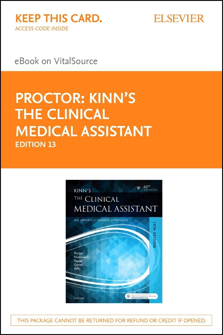 Kinn's The Clinical Medical Assistant – Elsevier eBook on VitalSource (Retail Access Card)