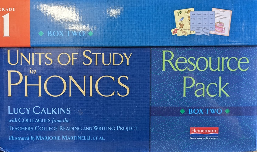 Units of Study in Phonics: Talking and thinking about letters