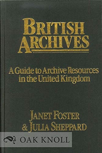 British archives. A guide to archive resources in the United Kingdom.