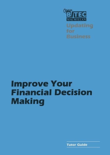 Improve Your Financial Decision Making Tutor Guide