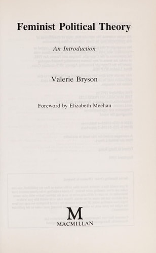 Feminist Political Theory (Women in Society)