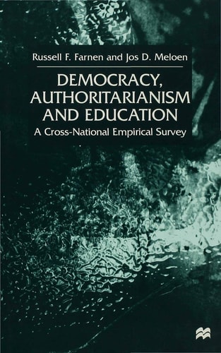 Democracy, Authoritarianism and Education A Cross-National Empirical Survey