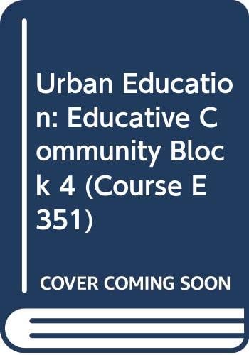 Education in Urban Communities