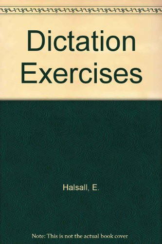 Dictation Exercises for Use with French for the Certificate of Secondary Education