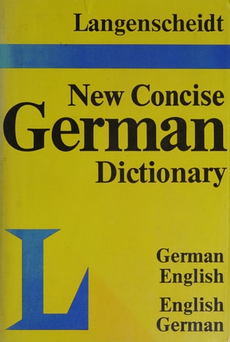 Langenscheidt's New Concise German Dictionary German-English, English-German