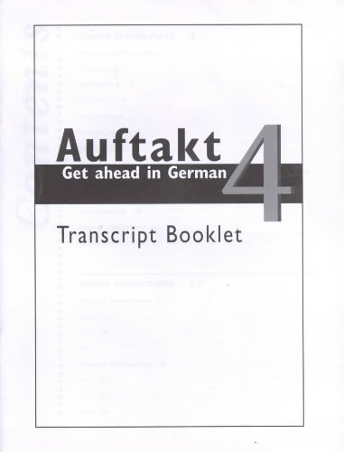 Auftakt Get Ahead in German