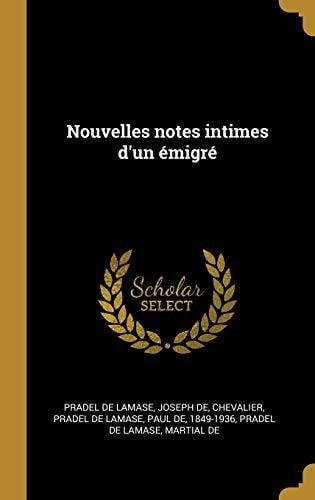 Nouvelles notes intimes d'un émigré