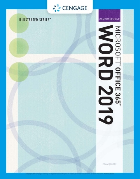 Illustrated Microsoft Office 365 & Word 2019 Comprehensive